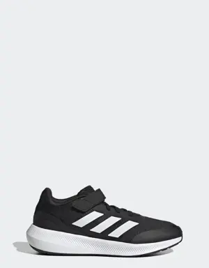 Adidas Chaussure à lacets élastiques et scratch RunFalcon 3.0