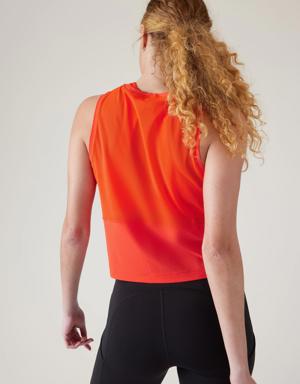 Athleta Ultimate Muscle Tank orange