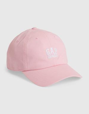 &#215 Barbie&#153 Adult Arch Logo Baseball Hat pink