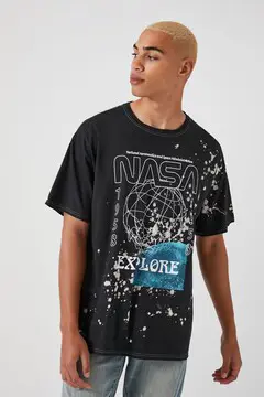 Forever 21 Forever 21 NASA Explore Graphics Tee Black/Multi. 2