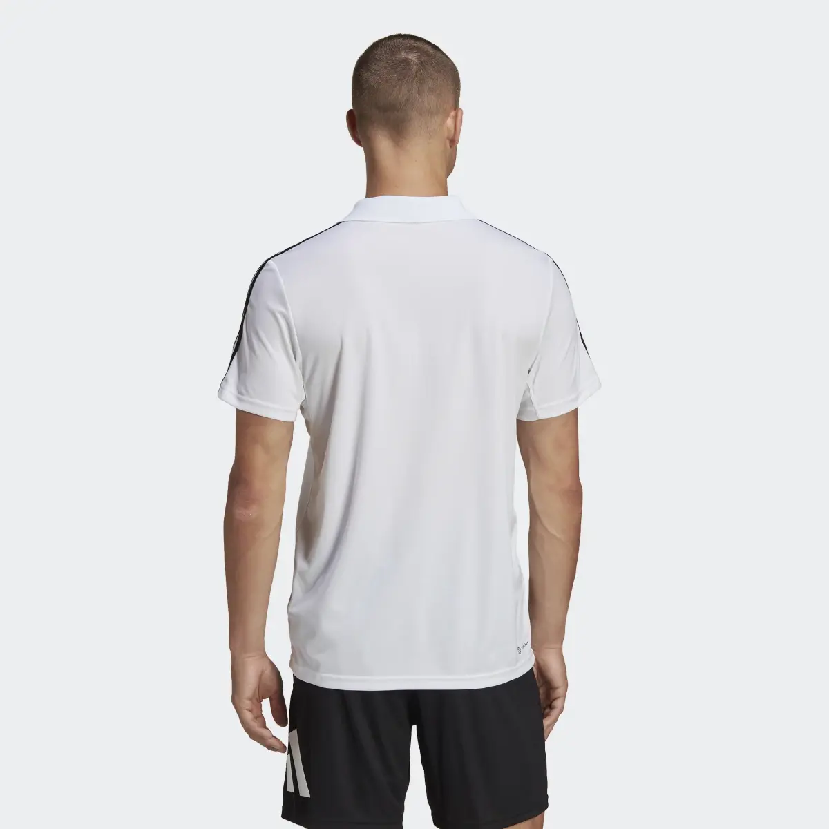 Adidas Training Essentials Piqué 3-Stripes Training Polo Tişört. 3