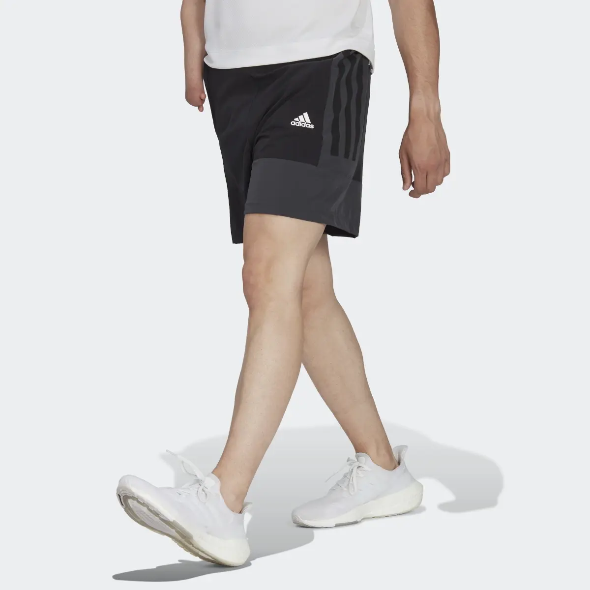 Adidas Training Colorblock Shorts. 1