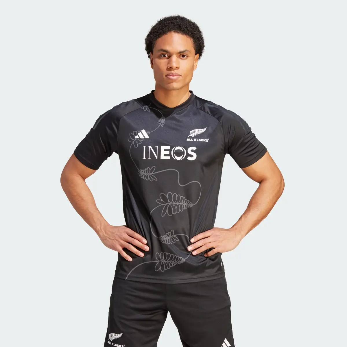 Adidas All Blacks Rugby Performance T-Shirt. 2