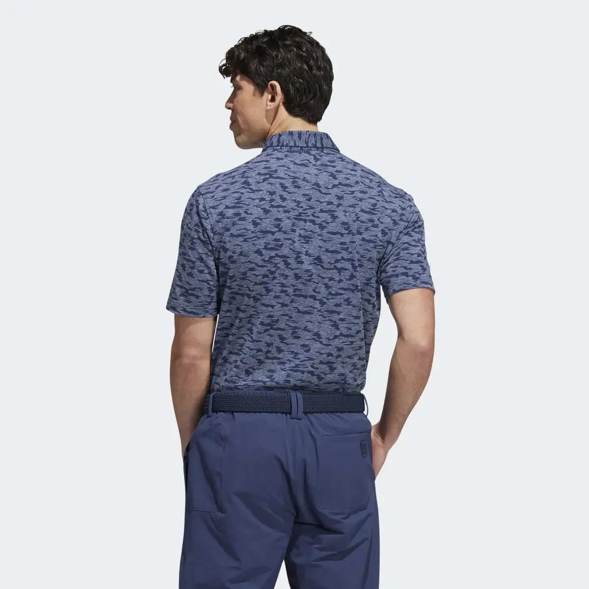 Adidas Go-To Camo-Print Golf Polo Shirt. 3