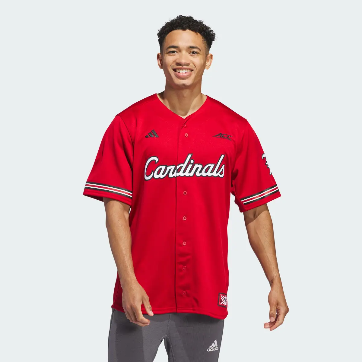 Adidas Louisville Reverse Retro Replica Baseball Jersey. 2