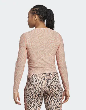 Adidas Playera de Yoga Print Clash Manga Larga. 3