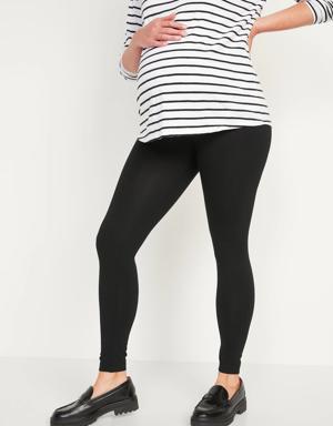 Maternity Full-Panel Leggings black