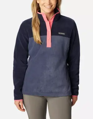 Women's Benton Springs™ Half Snap Fleece Pullover - Petite