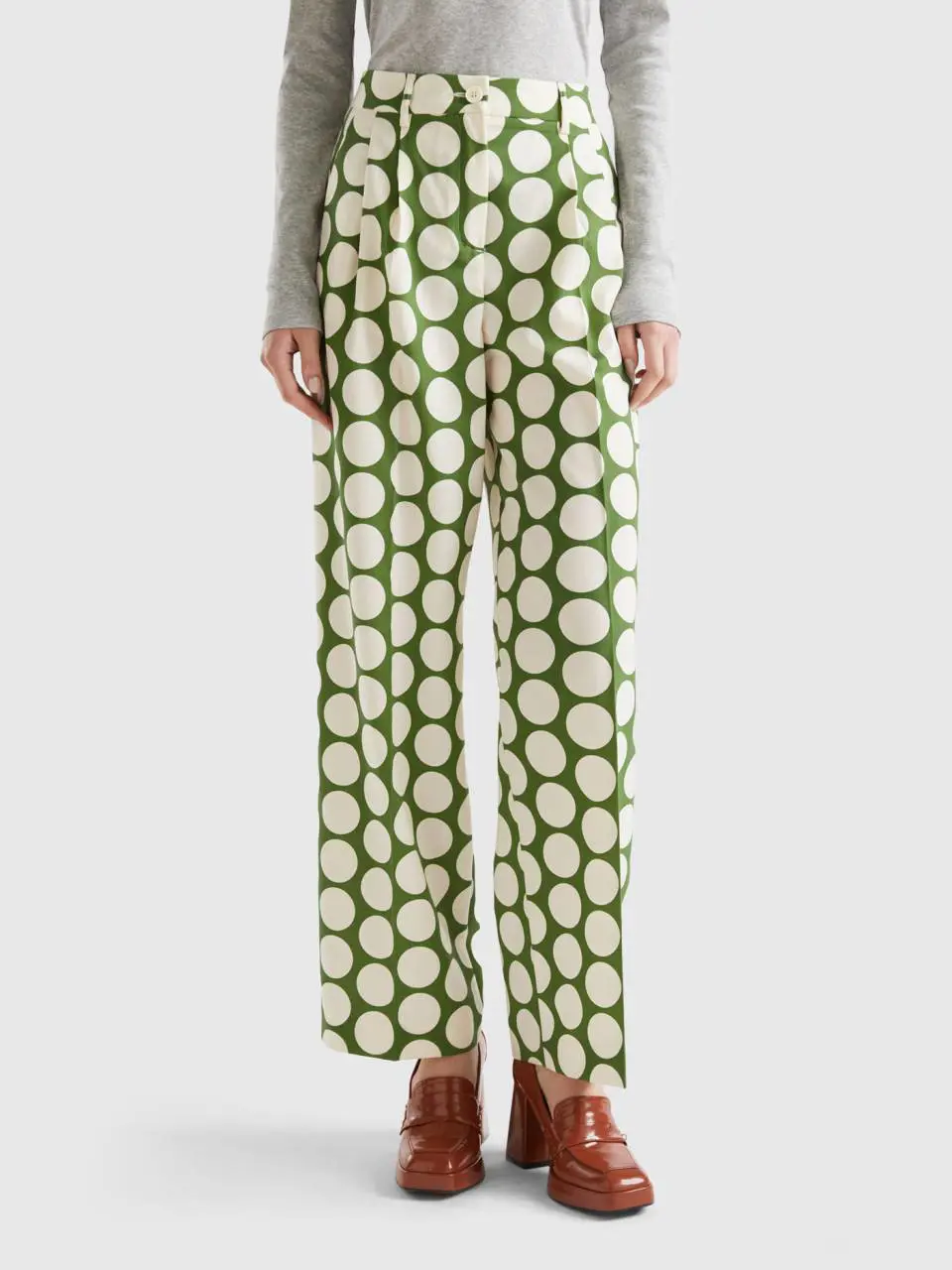 Benetton polka dot pants. 1