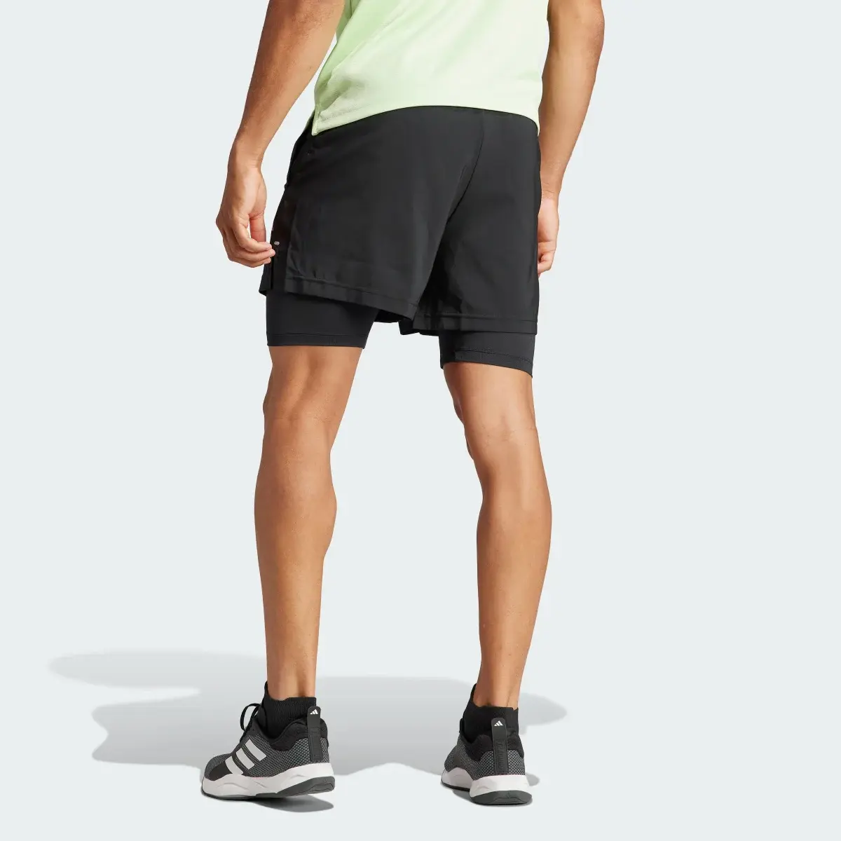 Adidas Gym Training 2-in-1 Shorts. 2