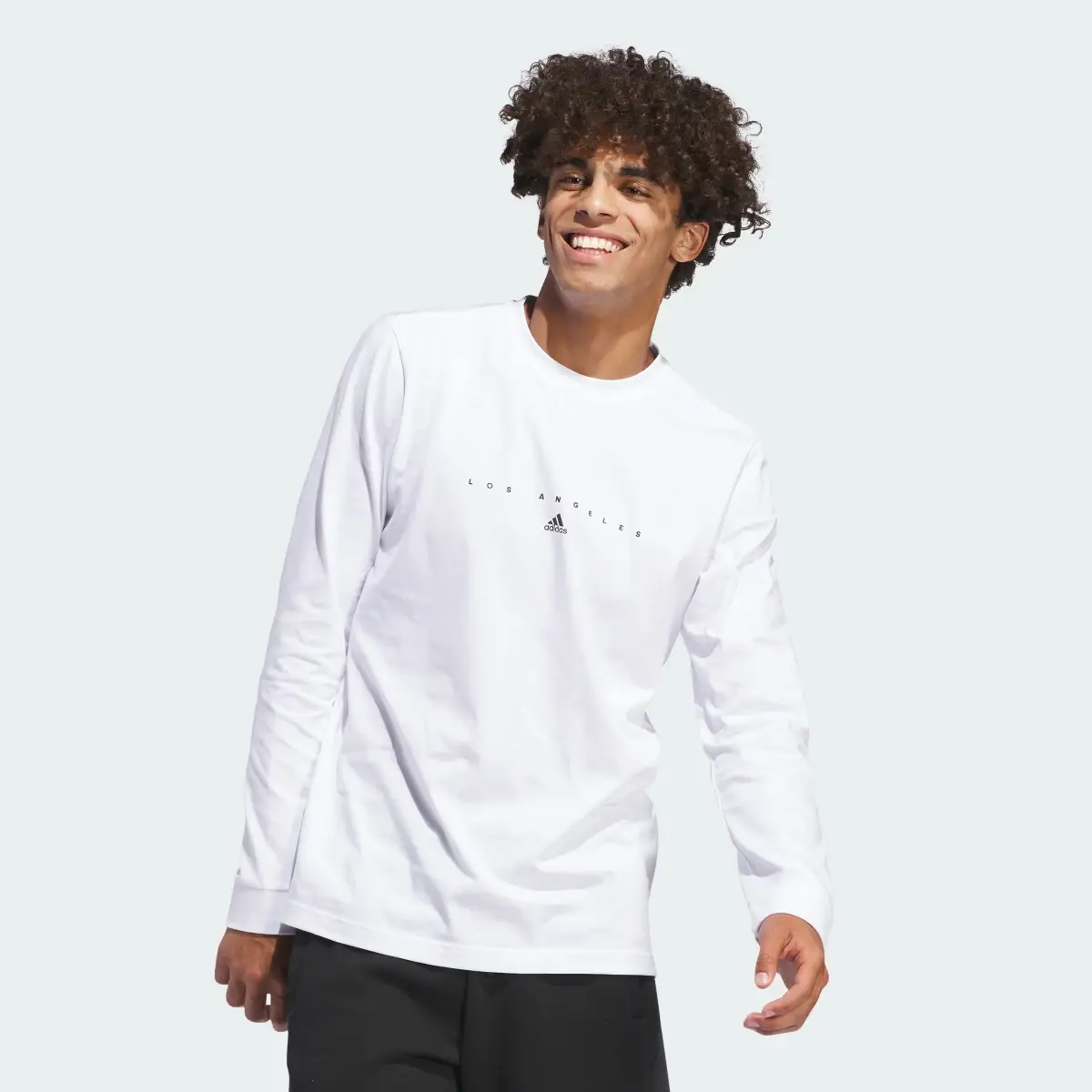 Adidas LA Graphic Long Sleeve Tee. 2