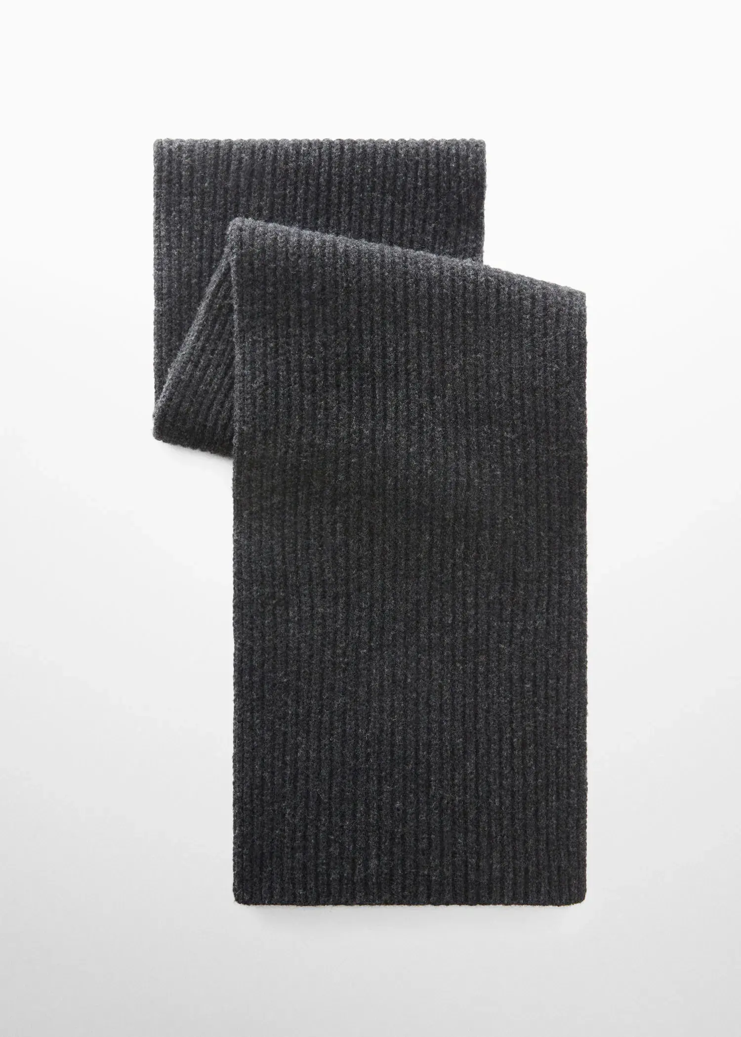 Mango Knit wool-blend scarf. 3