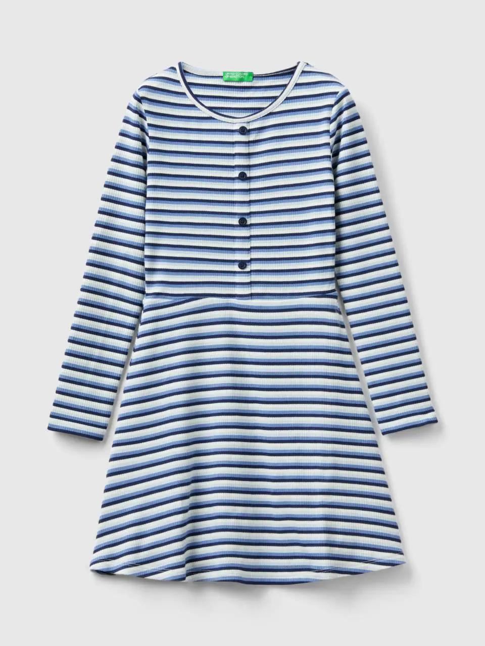 Benetton striped shirt dress. 1