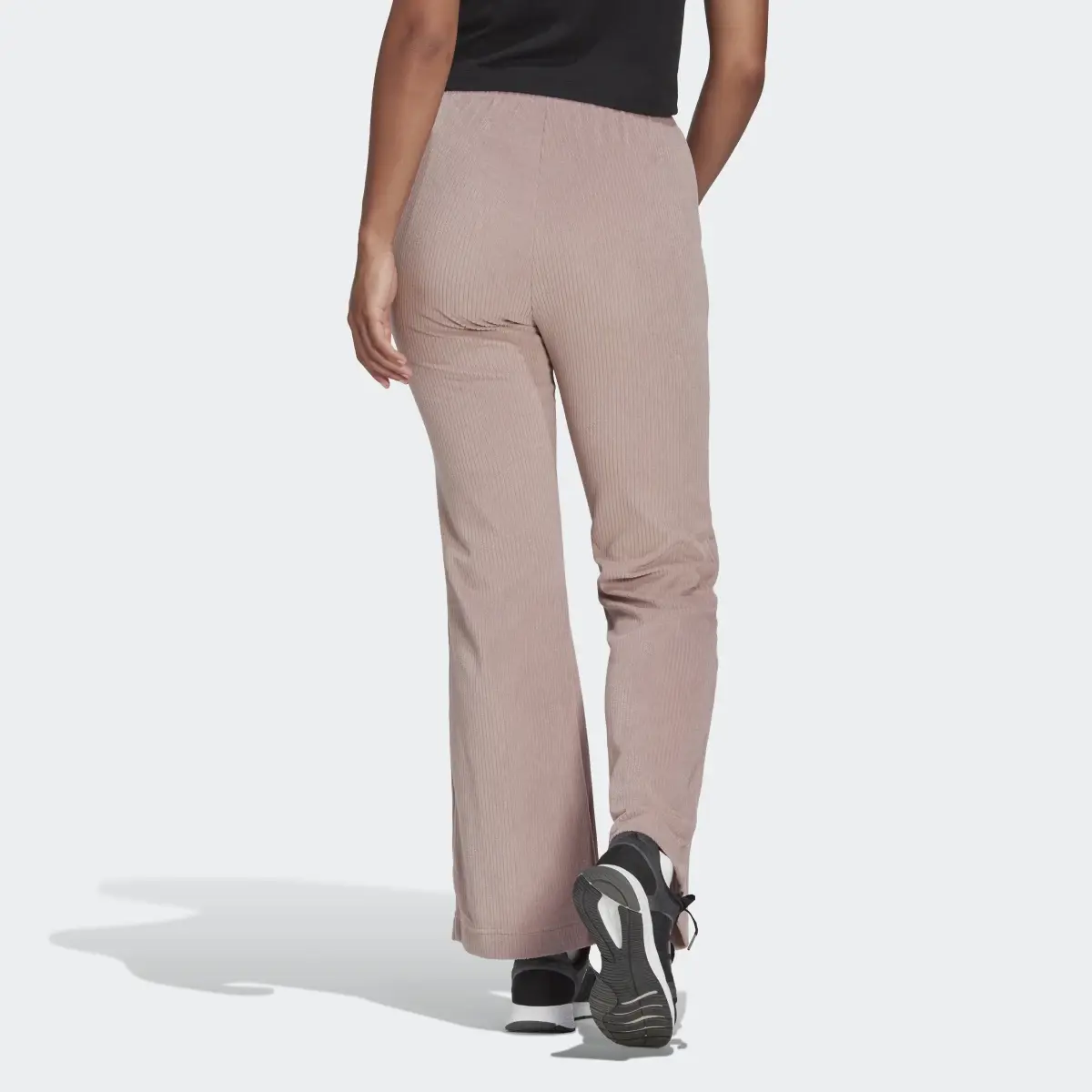 Adidas Pantalón Hyperglam Rib Velour Flared Leg. 2