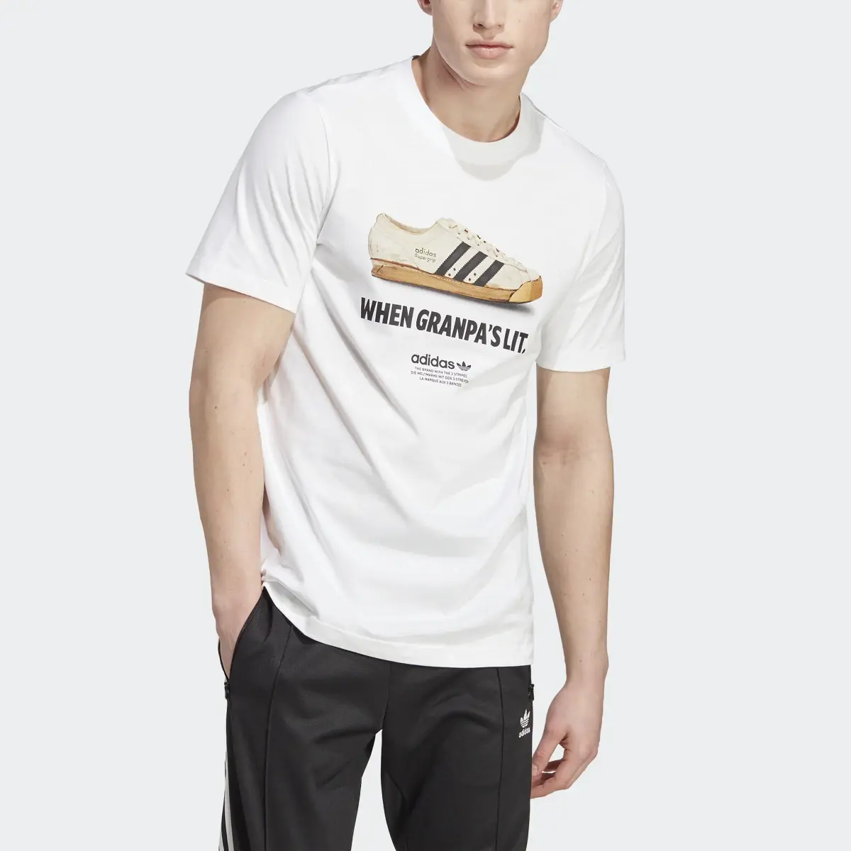 Adidas Graphics New Age T-Shirt. 1