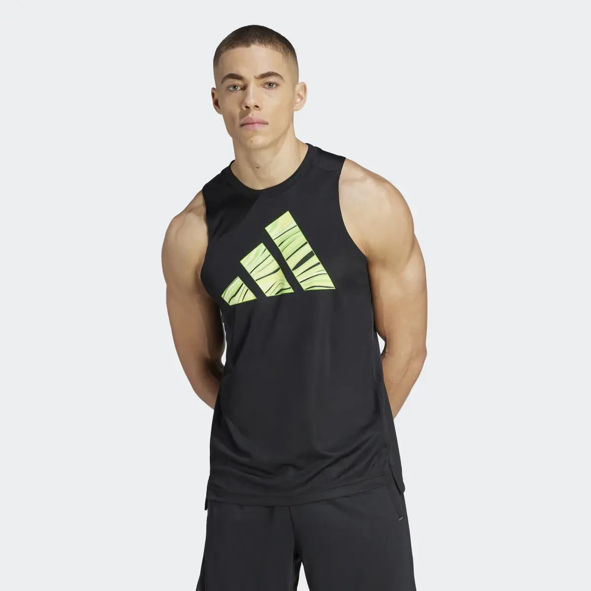 Adidas Playera sin mangas HIIT Training. 2