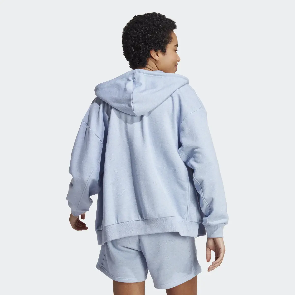 Adidas All SZN French Terry Oversized Kapuzenjacke. 3