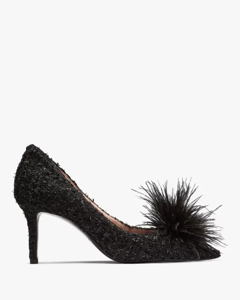 Kate Spade Marabou Pumps. 1