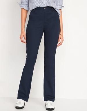 Old Navy - Extra High-Waisted PowerSoft Flare Pants for Women blue