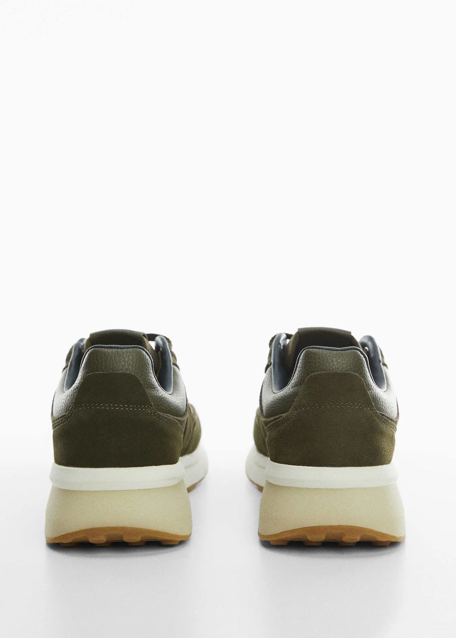 Mango Sneakers mit kontrastierenden Lederdetails. 3