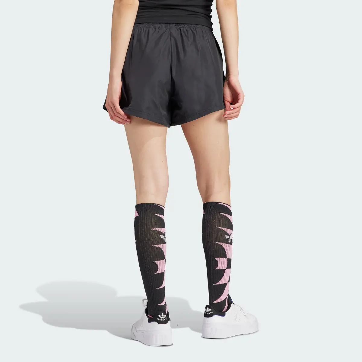 Adidas Side Graphics High-Waisted Shorts. 2