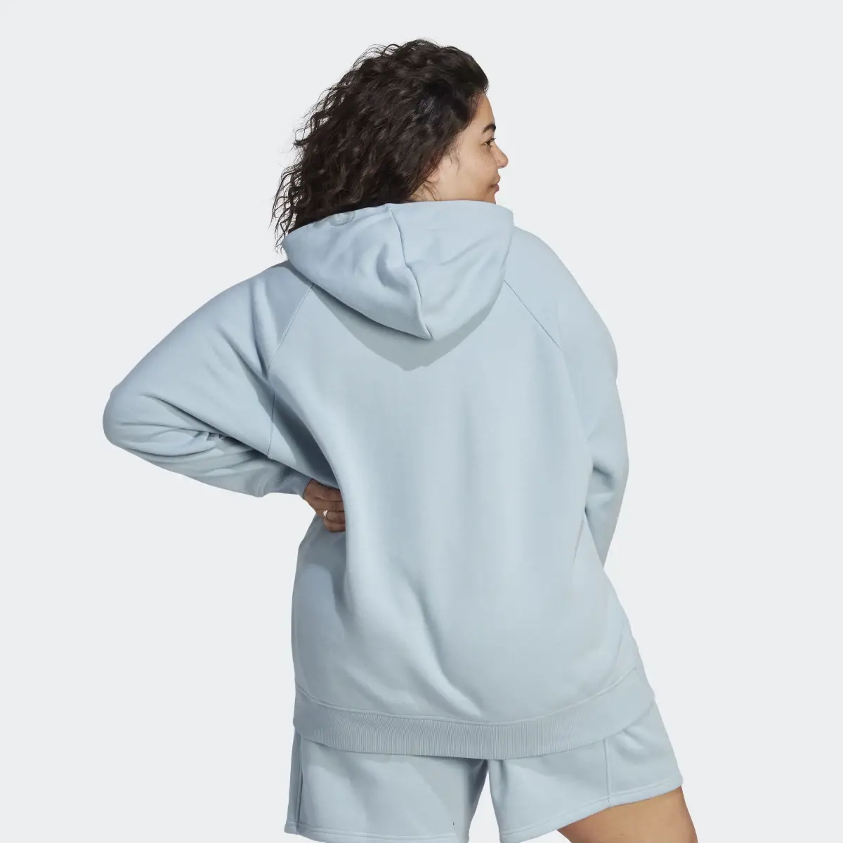 Adidas ALL SZN Fleece Boyfriend Hoodie (Plus Size). 3