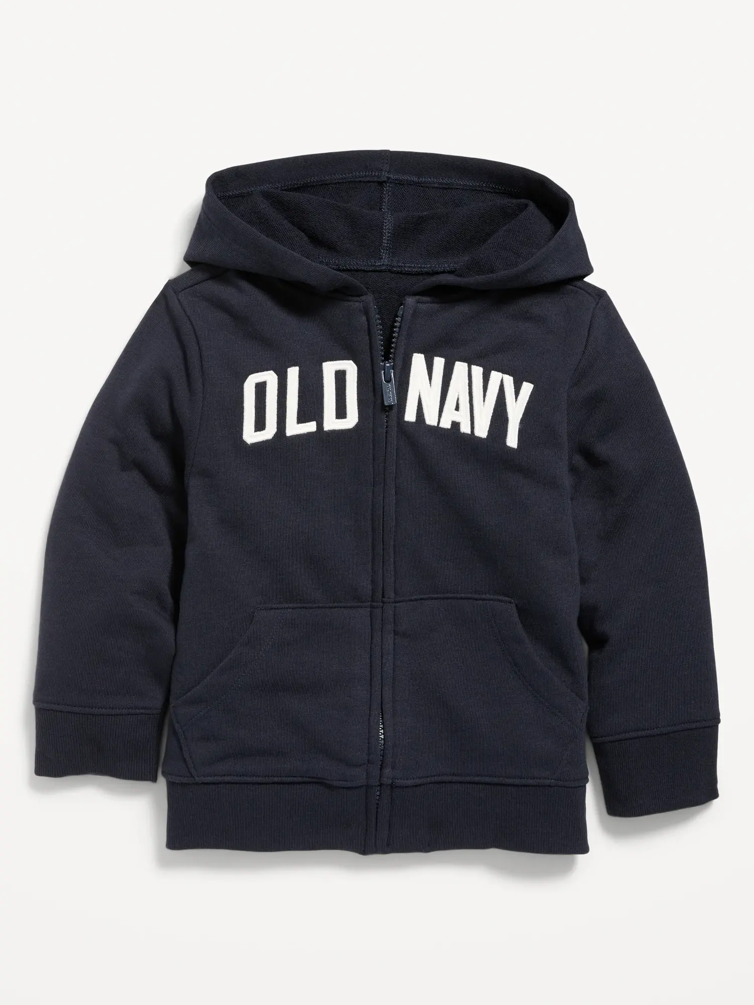 Old Navy Unisex Zip-Front Hoodie for Toddler blue. 1
