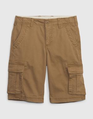Kids Cargo Shorts brown