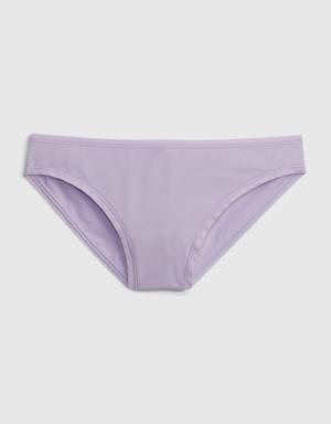 Gap Organic Stretch Cotton Bikini purple