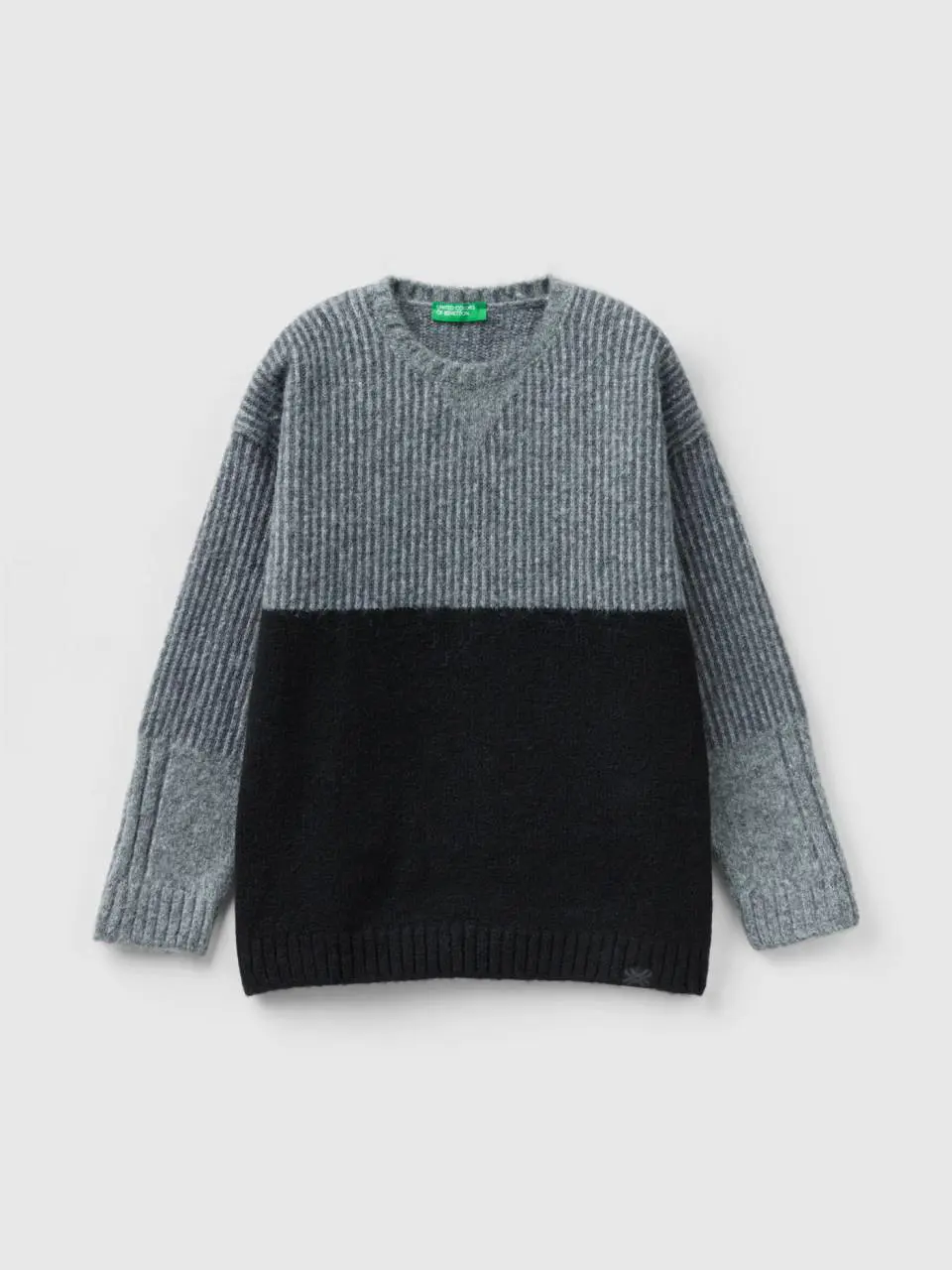 Benetton regular fit chenille sweater. 1