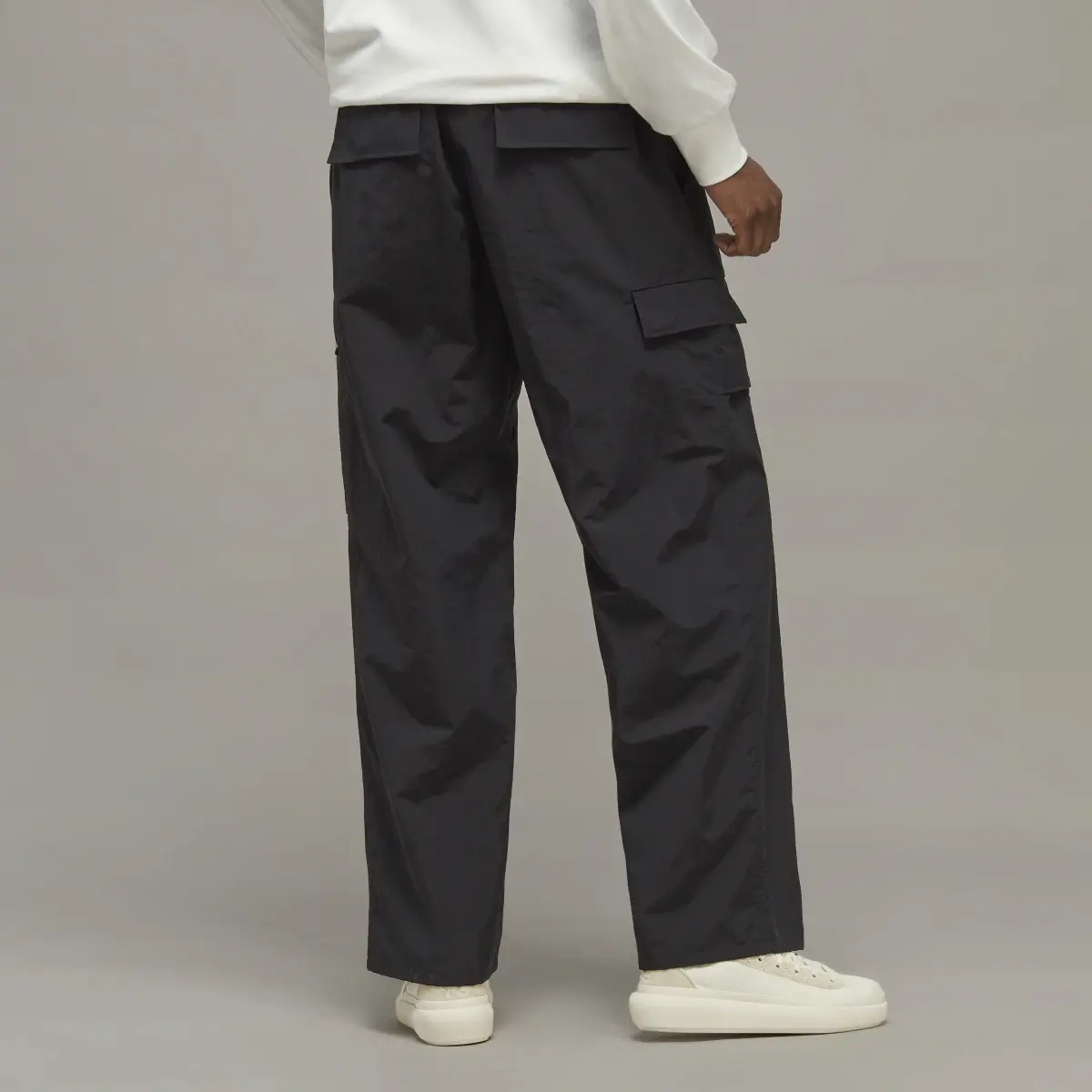 Adidas Y-3 Crinkle Nylon Tracksuit Bottoms. 3