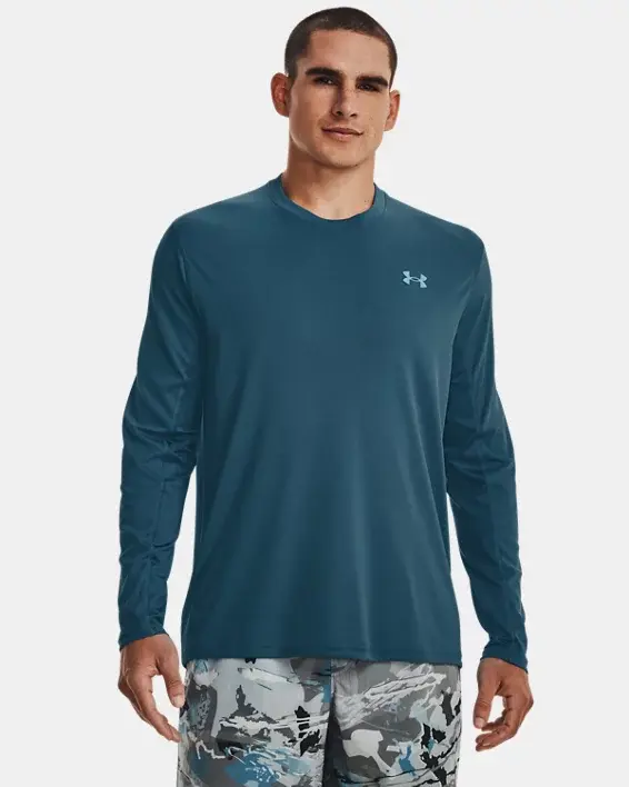 Under Armour Men's UA Iso-Chill Shorebreak Back Hook Long Sleeve. 1