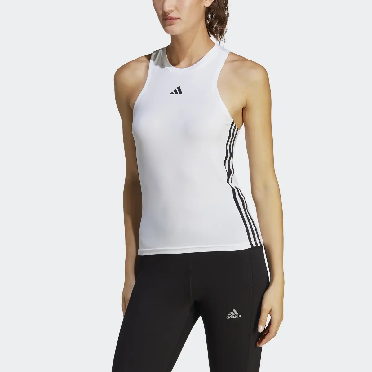 Adidas Débardeur coupe standard à 3 bandes AEROREADY Train Essentials. 1