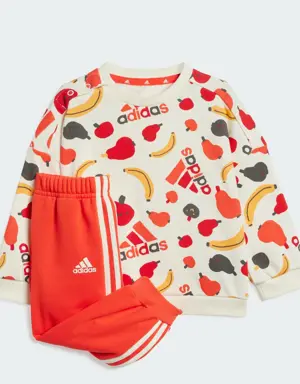 Adidas Essentials Allover Print Jogger Set Kids