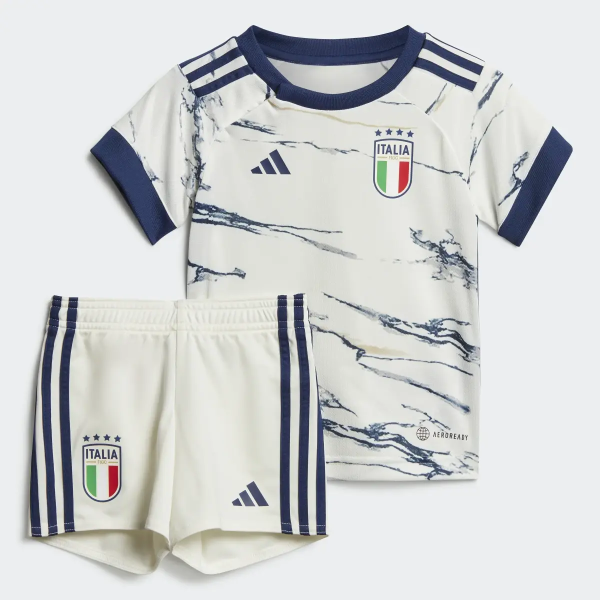 Adidas Miniconjunto Baby segunda equipación Italia 23. 2