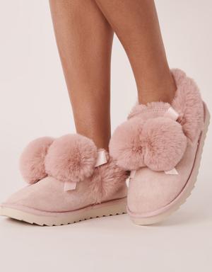 Pompoms Bootie Slippers