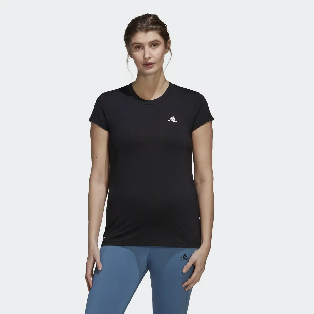 Adidas Designed to Move Colorblock Sport Tee (Maternity). 2