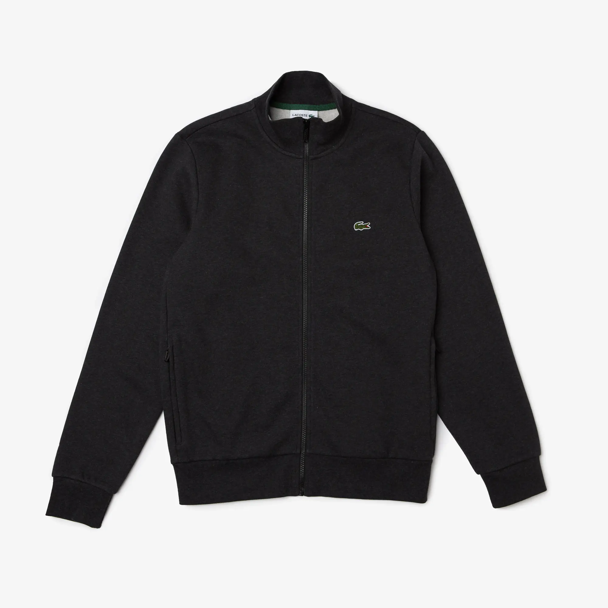 Lacoste Men's Regular Fit Brushed Fleece Zip-Up Sweatshirt. 2