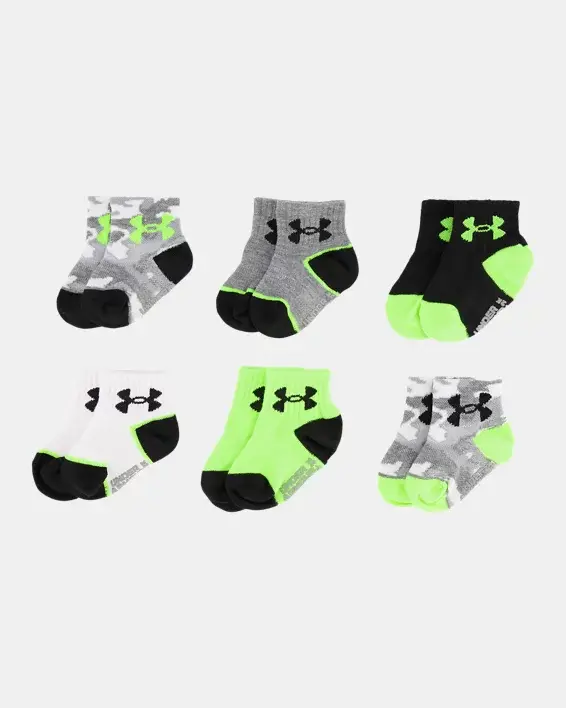 Under Armour Toddler Boys' UA Essential Camo 6-Pack Socks. 1