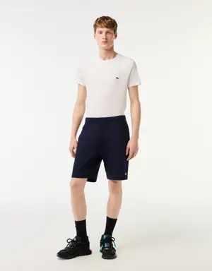 Lacoste Pantalón corto Jogger de hombre Lacoste en felpa de algodón ecológico cepillado