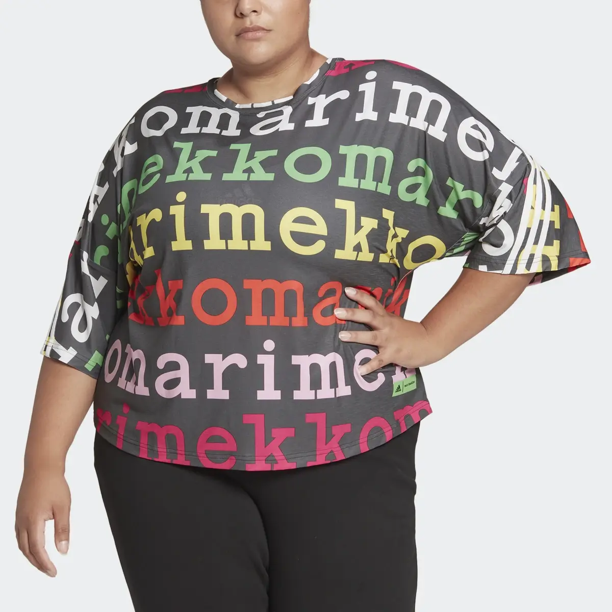 Adidas T-shirt Marimekko x adidas (Curvy). 1