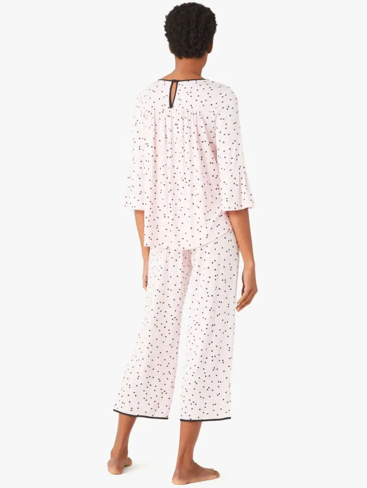 Kate Spade Pink Dot Long PJ Set. 2