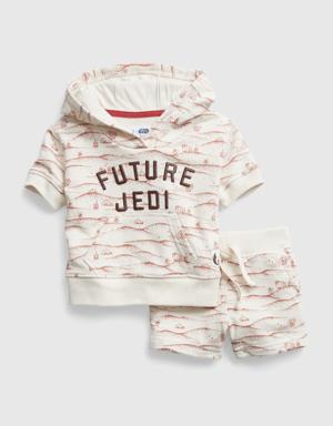 babyGap &#124 Star Wars&#153 Sweat Short Set beige