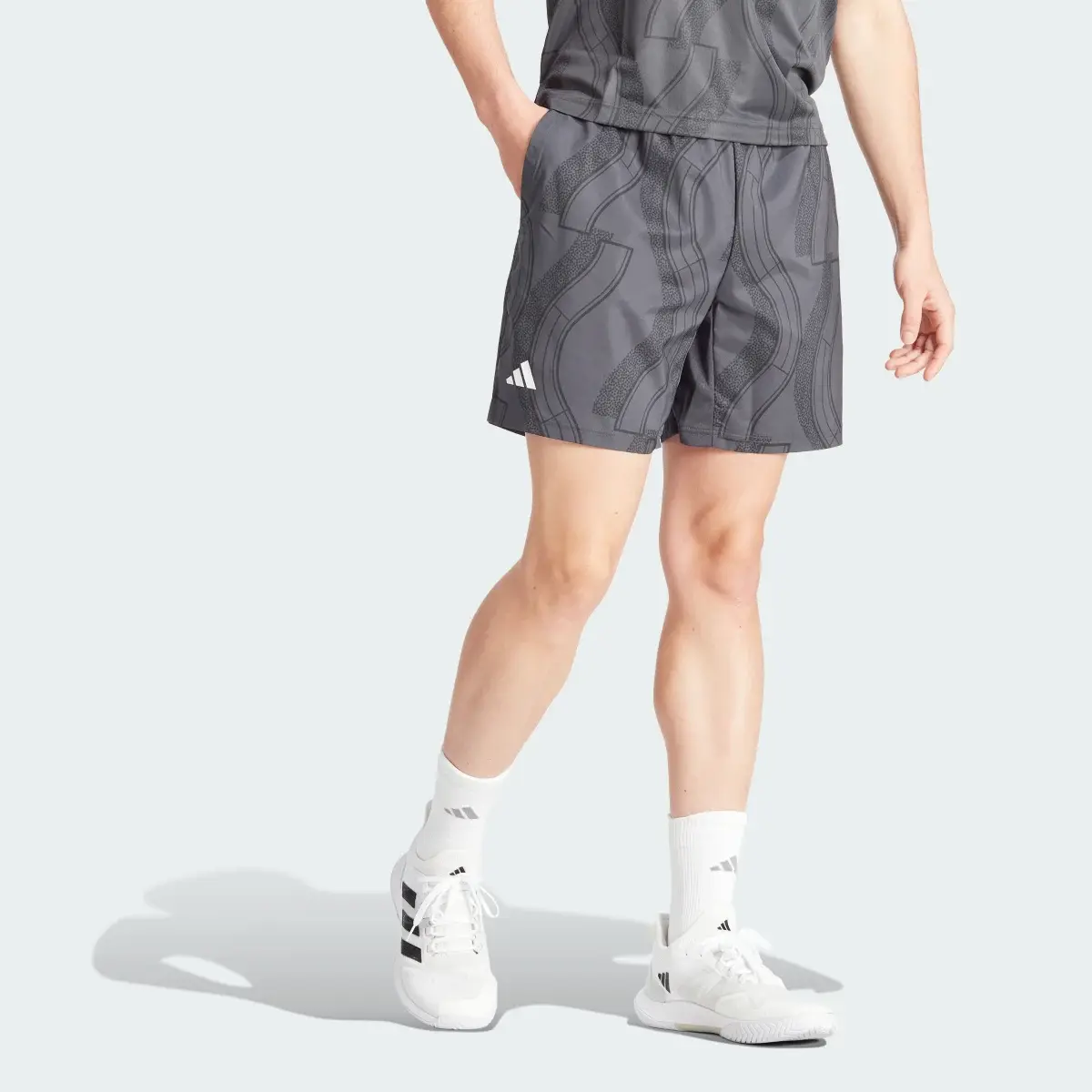 Adidas Club Tennis Graphic Shorts. 2