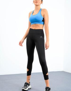 Tommy Life Siyah Bilekleri Pencereli Yüksel Bel Slim Fit Dar Paça Kadın Tayt - 94610. 3 Tommy Life Siyah Bilekleri Pencereli Yüksel Bel Slim Fit Dar Paça Kadın Tayt - 94610. 3