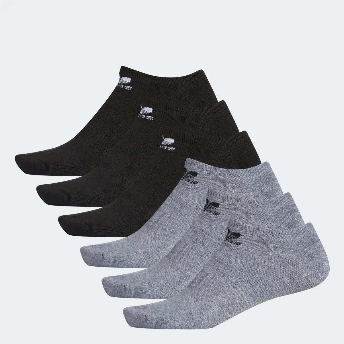 Adidas Trefoil No-Show Socks 6 Pairs. 1