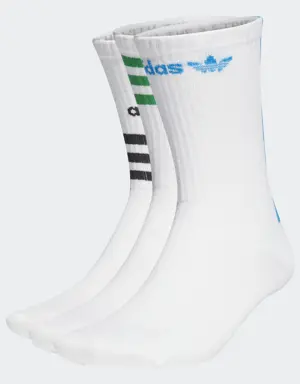 Graphic Crew Socks 3 Pairs