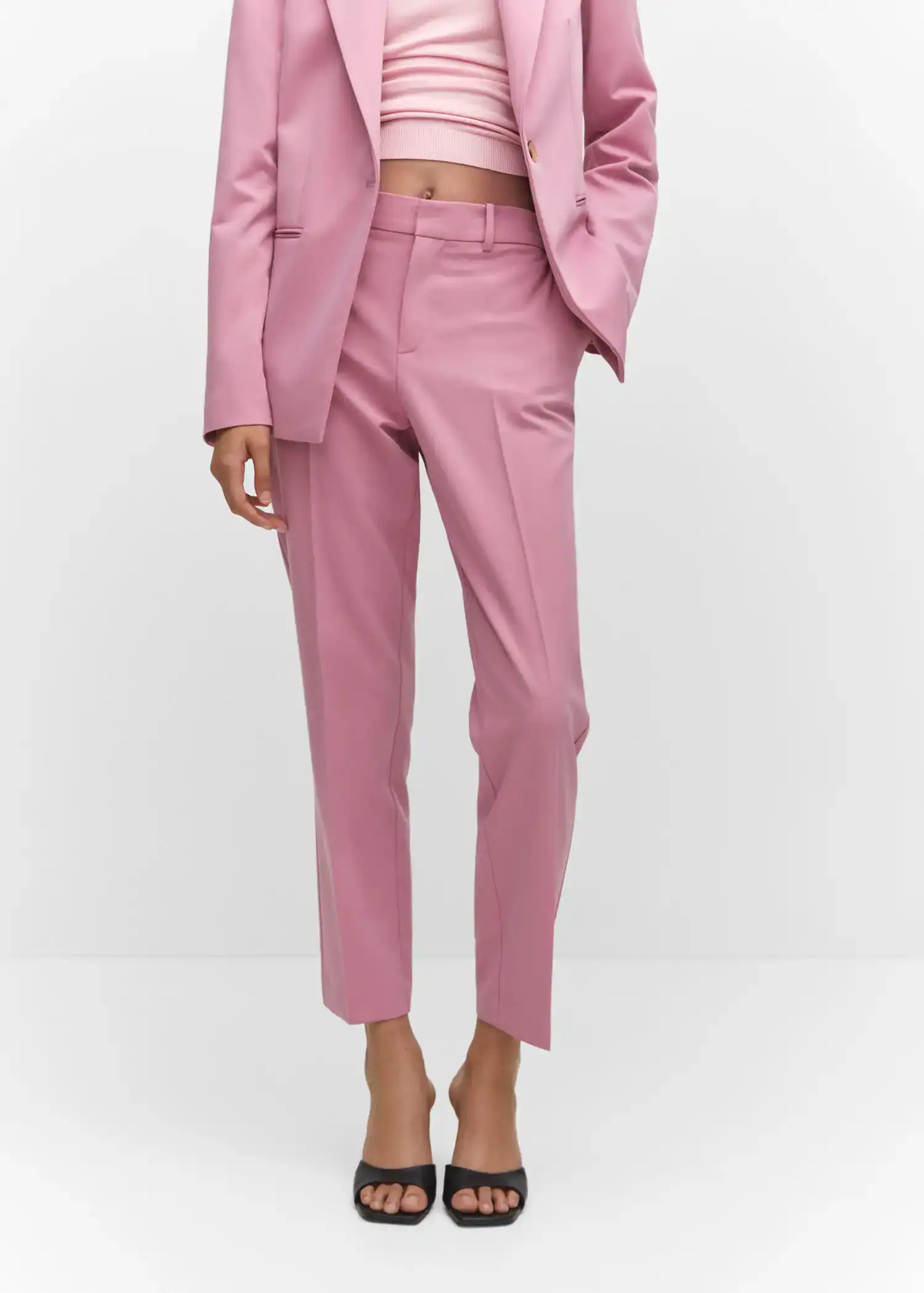 Mango Straight suit trousers. 1