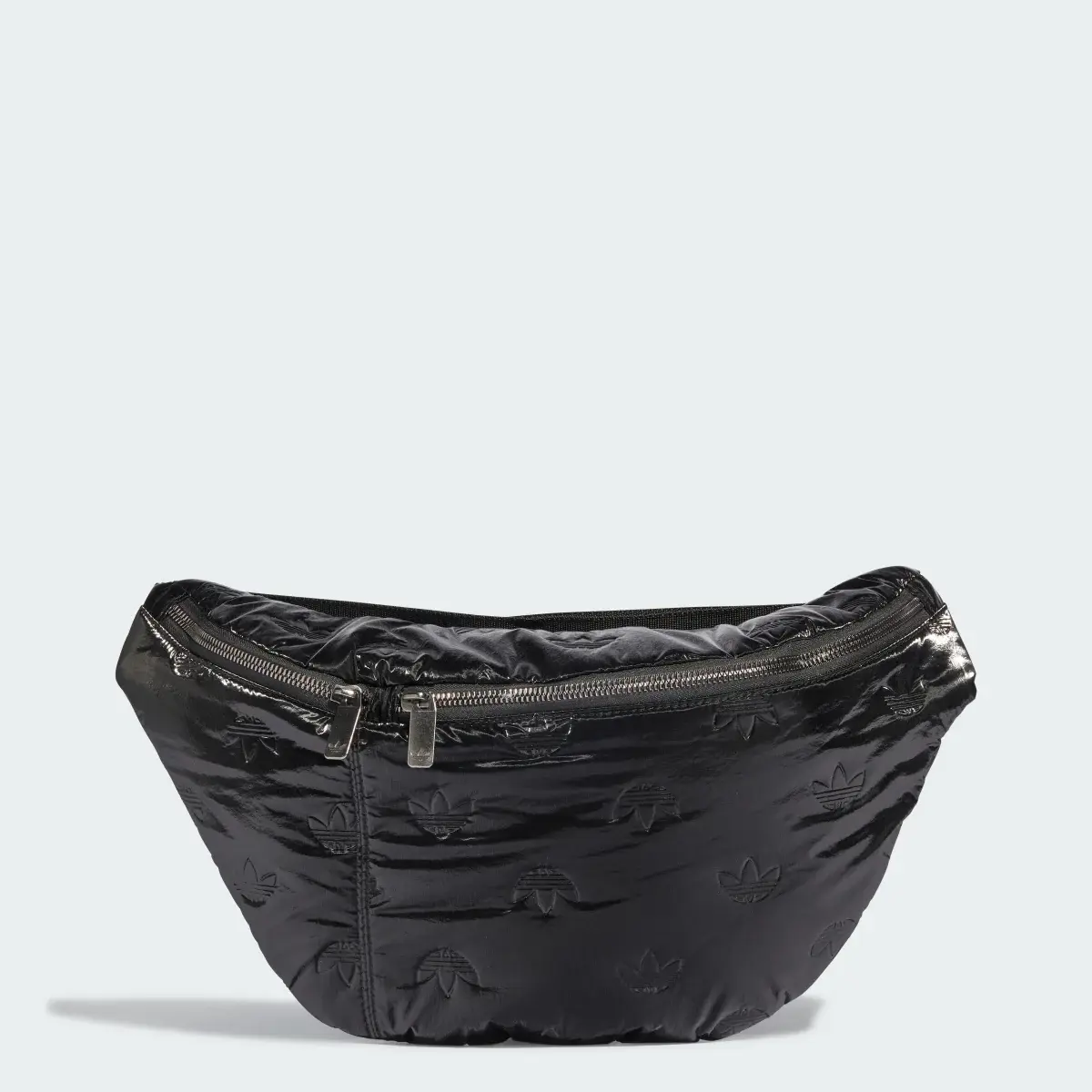 Adidas Puffy Satin Oversized Waist Bag. 1