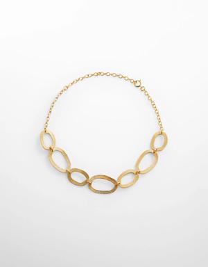 Irregular hoops necklace